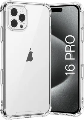 Obrázok produktu pre Puzdro pre iPhone 16 PRO - Nárazuvzdorné priehľadné puzdro na mobilný telefón Odolné proti poškriabaniu Ochranné puzdro Ultra Thin Phonillico®