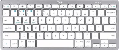 Obrázok produktu pre TRUST/Bezdrôtová Bluetooth/SK-SK layout/Strieborná
