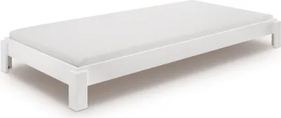 Produktbild von Stapelbett Denver2 Einzelbett 90x200 Buche Weiß