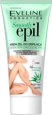 Zdjęcie produktu dla Eveline Cosmetics Smooth Epil – krem do depilacji, nawilżenie, ukojenie