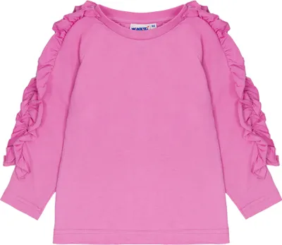 Produktbild von Mädchen-T-Shirt langärmlig Basic - Rosa - 104