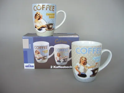 Produktbild von Kaffeebecher Coffee Time 2er Set