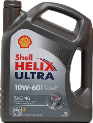 Produktbild von SHELL Helix Ultra Racing für 10W-60 5 Liter Motoröl Motorenöl Vollsynthetisch Öl