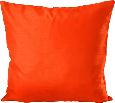 Produktbild von Kissenhülle Seidenglanz uni Kissenbezug orange 40x40