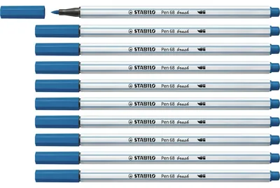 Produktbild von STABILO Premium-Filzstift mit Pinselspitze für variable Strichstärken - Pen 68 brush -…