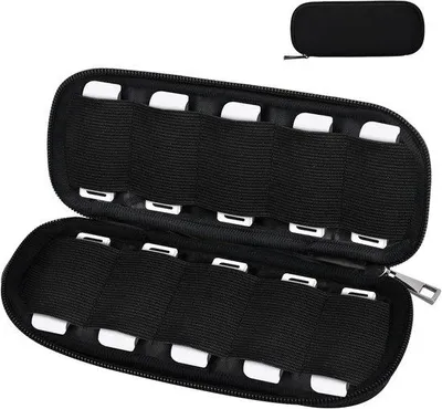 Obrázek produktu pro USB organizér – mini taška na elektronické příslušenství – voděodolné pouzdro – černá