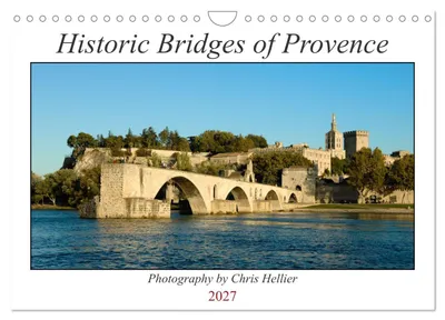 Produktbild von Historische Brücken der Provence (Wandkalender 2027, DIN A4, Querformat), CALVENDO 12-Monats-Wandkalender