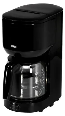 Produktbild von Braun KF 3120 BK, Filterkaffeemaschine, Gemahlener Kaffee, 1000 W, Schwarz
