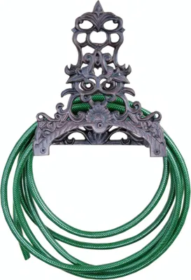 Produktbild von Esschert Design Gartenschlauchhalter mit dekorativem Gusseisen dunkelbraun