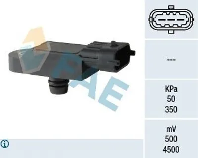 Produktbild von FAE 15092 Ladedrucksensor für NISSAN Qashqai / Qashqai +2 I (J10, NJ10) Saugrohr