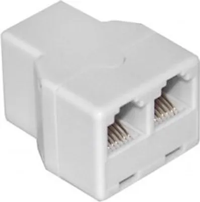 Produktbild von ISDN-T-Adapter RJ12-Buchse (6P6C) > 2x RJ12/RJ225-Buchse (6P6C)