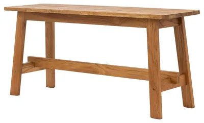 Produktbild von home24 Garderobenbank - Eiche Massiv - 100 cm