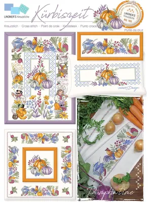 Produktbild von Lindner Kreuzstich-Muster "Kürbissaison", 165