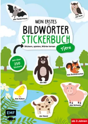 Image de Mein erstes Bildwörter-Stickerbuch - Tiere