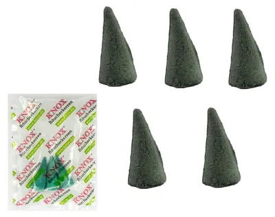 Produktbild von KNOX Räucherkerzen XXL Riesen 5er Set - mit 3er Probe "Meeresbrise" - Angenehmer Duft von Cannabis - Große Räucherkerzen