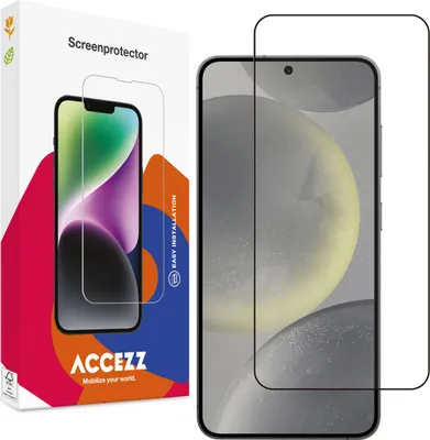 Productafbeelding van Accezz Gehard Glas Full Cover Screenprotector voor de Samsung Galaxy S25 / S24