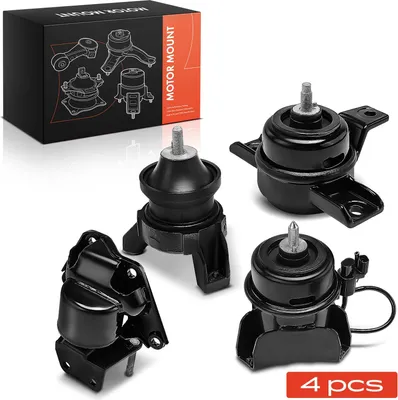 Produktbild von Frankberg 1x Getriebelagerlager+3x Motorlager Vorne und Hinten für Hyundai Santa Fé II CM 3.3L 2006-2009