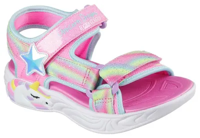 Produktbild von Skechers Mädchen Unicorn Dreams Sandal Dreamy Unicorns turnschuhe, Pink Textile/