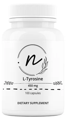 Produktbild von L-Tyrosin 450 mg, 100 Kapseln – NaturePro