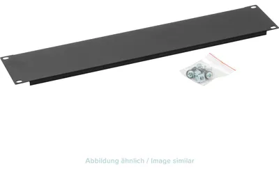 Produktbild von Triton 19" blanking panel 1U black, Schwarz