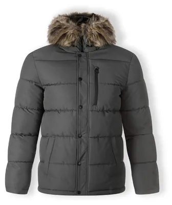Image de Manteau d'hiver Minoti, couleur gris foncé, taille M, pour hommes