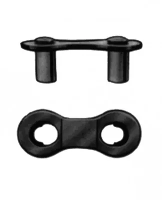 Produktbild von Winora 391033 Kettenglied 1/2X1/8 Snap-On, schwarz