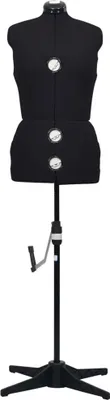 Produktbild von Stabli Schneiderpuppe Verstellbar Weiblich Schwarz M Größe 40-46 - DE469939 - Herrendiener
