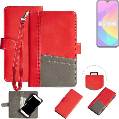 Produktbild von K-S-Trade Handy Schutzhülle für Xiaomi MI 9 Lite Hülle Portemonnee Brieftasche Klapphülle Kartenfächer Flip Wallet Case Etui