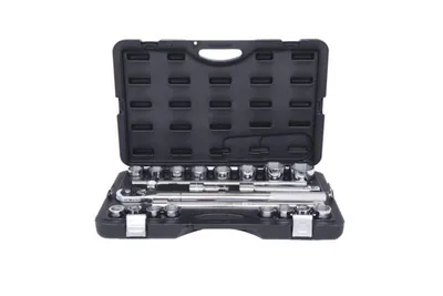 Produktbild von KS Tools 911.0752, Steckschlüssel-Satz, 3/4", 21 Kopf/Köpfe, Chrom-Vanadium-Stahl, 14 kg