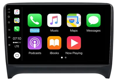 Produktbild von 8+256GB Android Radio für Audi TT 2006-2014 CarPlay Upgrade Navi Bluetooth Lenkradsteuerung GPS