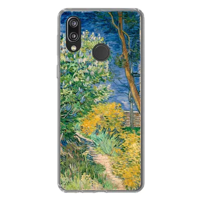 Produktbild von MuchoWow® Handyhülle Schutzhülle Hülle für Huawei P20 Lite (2020) Die Büsche bei Arles - Vincent van Gogh Silikon Softcase Handy Hülle - Kartenhalter