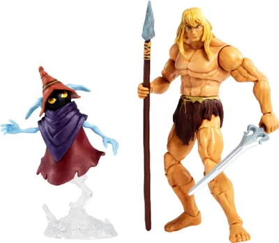 Produktbild von Masters of the Universe Masterverse Revelation Savage He-Man Actionfigur, ca. 18 cm, Sammlerstück
