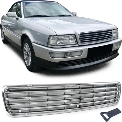 Produktbild von Sport Kühlergrill ohne Emblem Chrom für Audi 80 B4 Limousine Avant 91-96