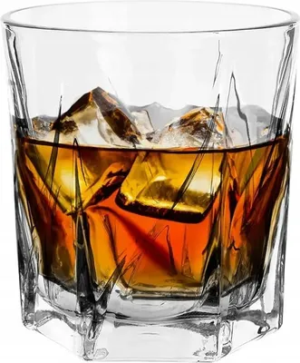 Produktbild von Whiskyglas 330 ml mit Prägung, transparent, elegantes Tumbler-Glas, spülmaschinenfest, 1 Stück