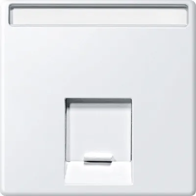 Produktbild von Merten MEG4573-0419 Zentralplatte für Actassi-Connector 1fach, polarweiß, System M