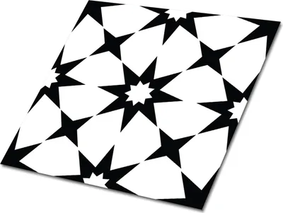 Produktbild von Selbstklebende Platten 30x30 cm Wandpaneele 9 Stück im Set Wanddeko - Sterne Geometrie.