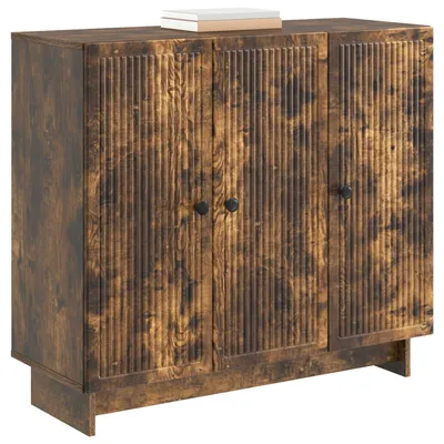 Productafbeelding van Dressoir Gerookt eiken 89 x 34,5 x 80 cm Bewerkt hout