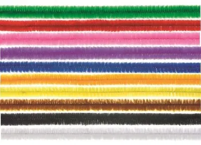 Produktbild von Glorex Biegeplüsch bunt 10 Stück
