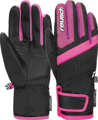 Produktbild von Reusch Fingerhandschuhe Duke R-TEX XT Junior in sportlichem Design 7720 black/pink glo 5.5
