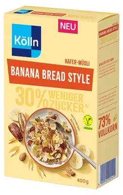 Produktbild von Kölln Müsli Banana Bread Style, 8x400g