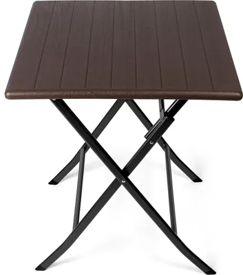 Obrázek produktu pro Zahradní stůl PA-9004, plastový, čtvercový, 61,5 x 61,5 x 73 cm