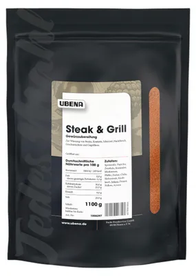 Zdjęcie produktu dla UBENA 640743 Steak + Grill Gewürz, 1,1 kg