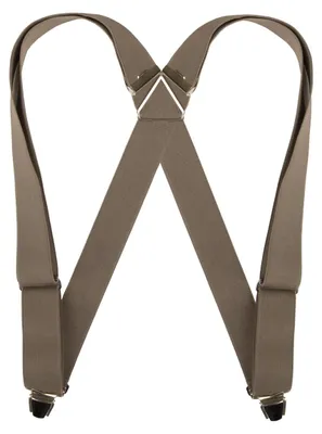 Produktbild von Längenverstellbare Hosenträger Biclip in Beige mit seitlichen Clipsen