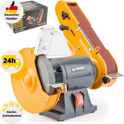 Produktbild von Kombischleifer Doppelschleifer Bandschleifer 1850W Schleifmaschine Schleifbock