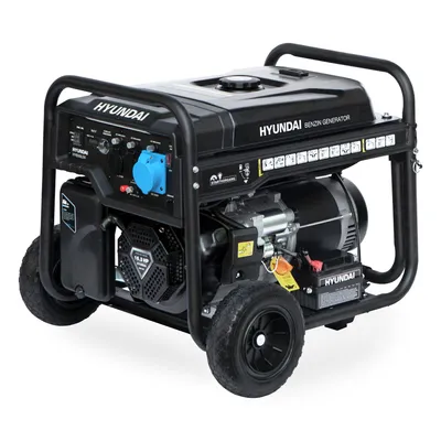 Produktbild von HYUNDAI Benzin Generator HY8500LEK (8.5 kW, Elektrostart, 3 x 230V, 16.3 PS)