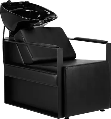 Produktbild von Friseurwaschbox Gabbiano Modena schwarz