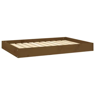 Produktbild von Hundebett Honigbraun 91,5x64x9 cm Massivholz Kiefer