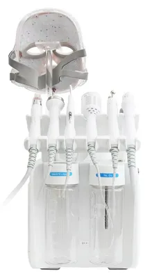 Immagine prodotto di Dispositivo per il viso con acqua e ossigeno - Idrodermoabrasione 7 in 1 - Pulizia con microbolle - Pulizia profonda del viso - Rassodamento della pelle - Trattamento a freddo