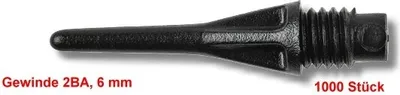 Produktbild von Roleo Softdartspitzen Roleo-Tip Schwarz 1.000 Stück