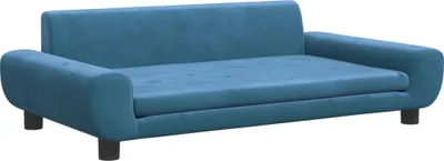 Obrázok produktu pre Detská pohovka modrá 100x54x33 zamat